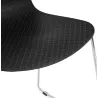 Modern Chair ALIX foot chromed metal (black) - image 39265