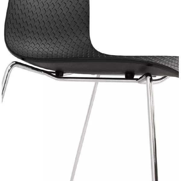 Modern Chair ALIX foot chromed metal (black) - image 39266