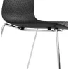 Modern Chair ALIX foot chromed metal (black) - image 39266