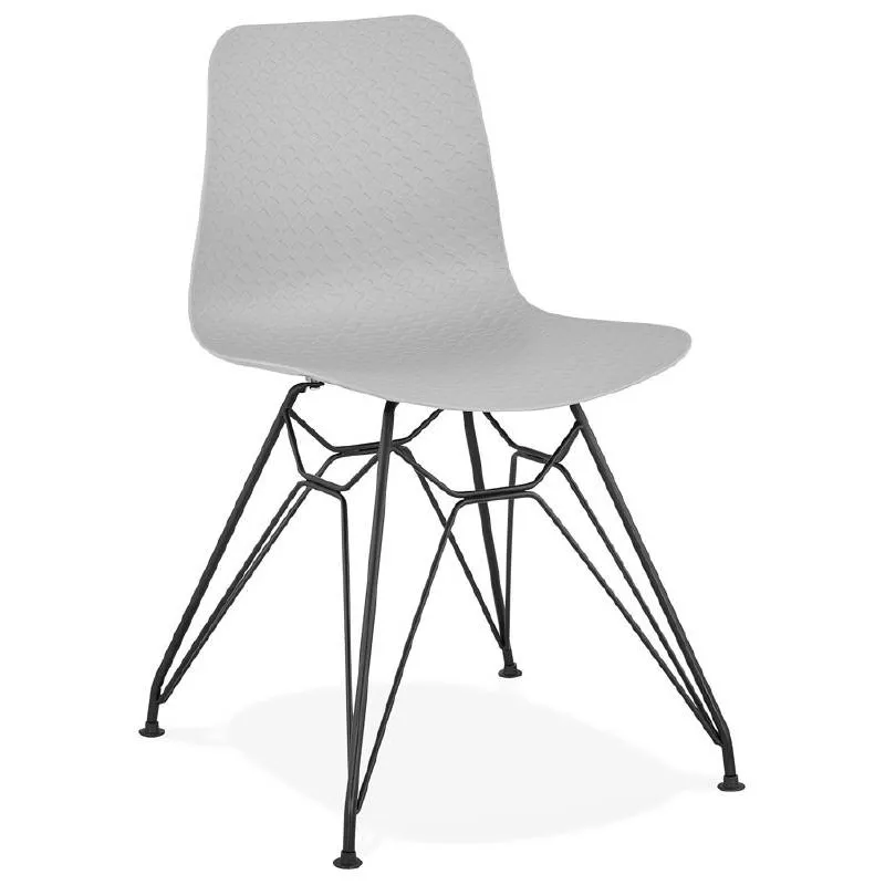 Design and industrial chair VENUS feet black metal (light gray) - image 39369