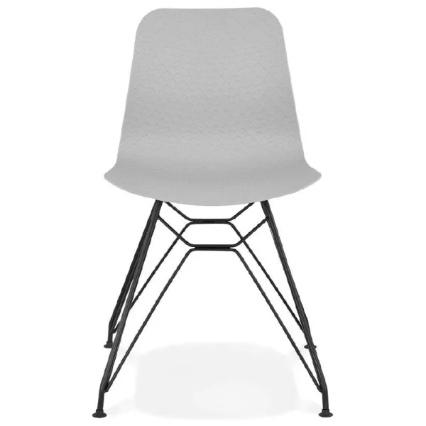 Design and industrial chair VENUS feet black metal (light gray) - image 39370