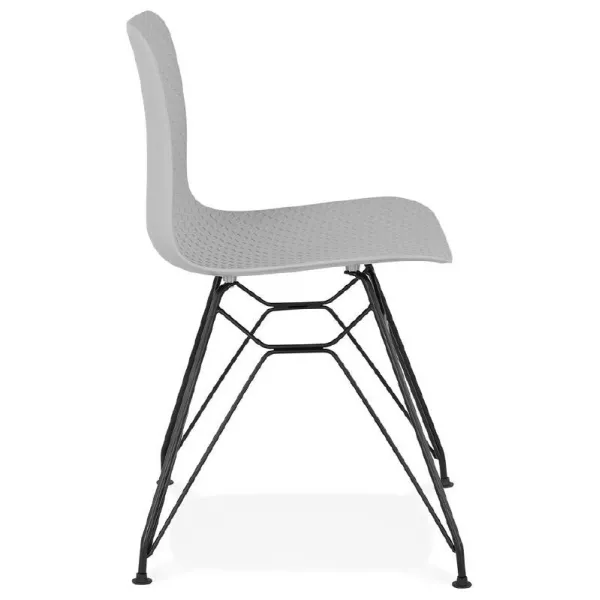 Design and industrial chair VENUS feet black metal (light gray) - image 39371