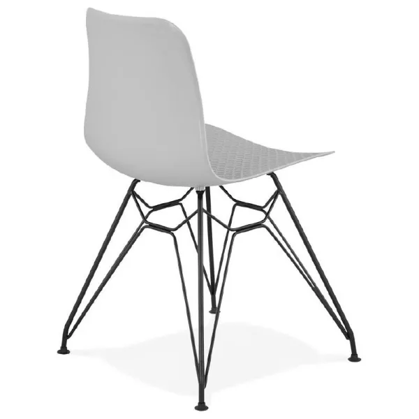 Design and industrial chair VENUS feet black metal (light gray) - image 39372