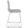 Pie de silla ALIX moderno cromado metal (gris claro) - image 39445