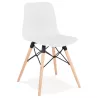 Sedia design scandinavo CANDICE (bianco) associarsi a Sedie imbottite per un comfort ottimale