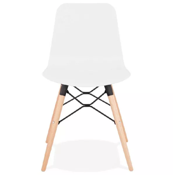 Scandinavian design chair CANDICE (white) to associate with Weatherproof Garden Chairs