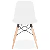 Scandinavian design chair CANDICE (white) to associate with Weatherproof Garden Chairs