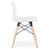 Scandinavian design chair CANDICE (white) to associate with Chairs With Armrests For More Comfort