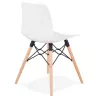 Sedia design scandinavo CANDICE (bianco) associarsi a Sedie imbottite per un comfort ottimale