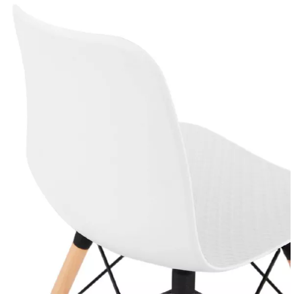 Scandinavian design chair CANDICE (white) to associate with Designer Chairs For Dining Room