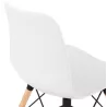 Chaise design scandinave CANDICE (blanc) à associer à Chaises Confortables Pour Bureau