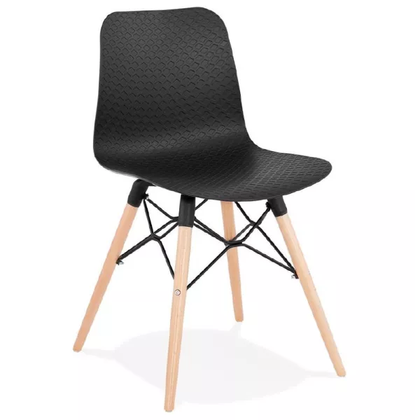 Sedia design scandinavo CANDICE (nero) - image 39469