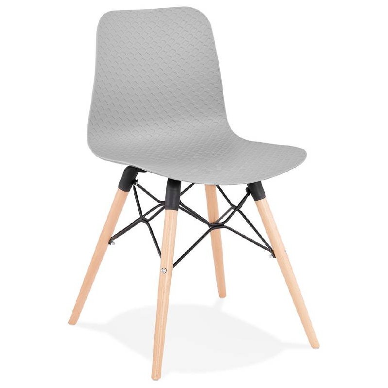 Scandinavian design chair CANDICE (light gray) - image 39514