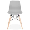 Sedia design scandinavo CANDICE (grigio chiaro) - image 39515