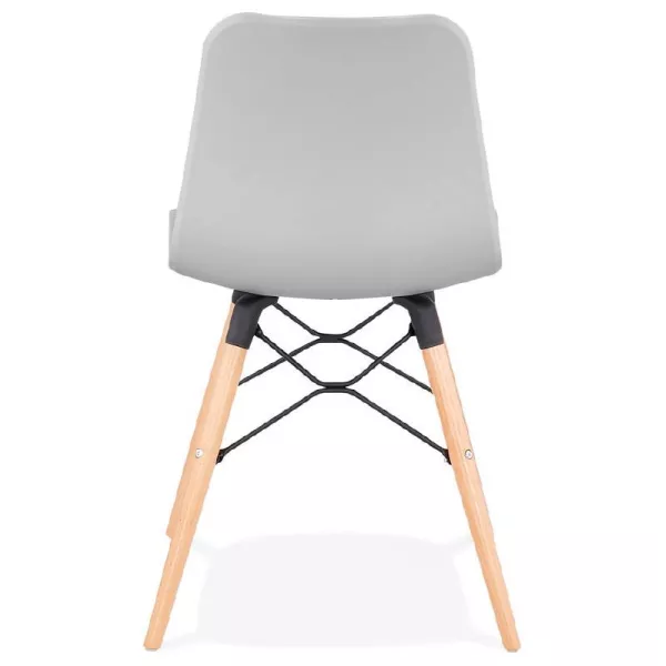 Sedia design scandinavo CANDICE (grigio chiaro) - image 39518