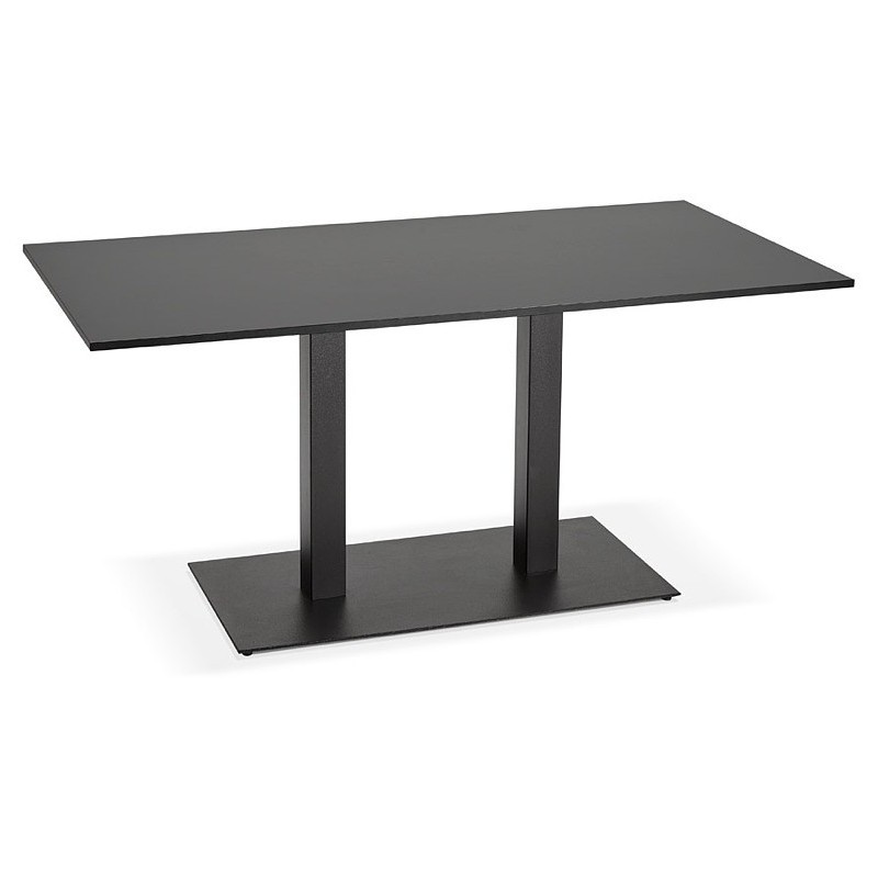 Table à manger design ou table de réunion LUCILE (160x80x75 cm) (noir) - image 39794