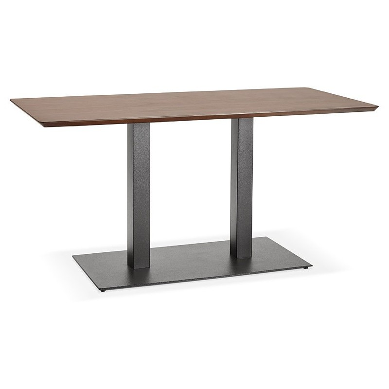 Table design or meeting table KENZA (150 x 70 x 75 cm) (Walnut Finish) - image 39805