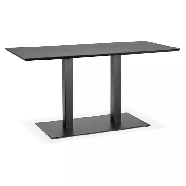 Diseño o reunión mesa de KENZA (150 x 70 x 75 cm) (negro) - image 39816