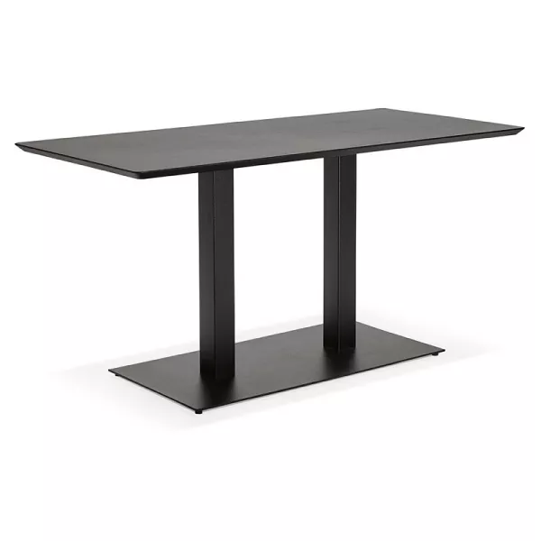 Diseño o reunión mesa de KENZA (150 x 70 x 75 cm) (negro) - image 39819