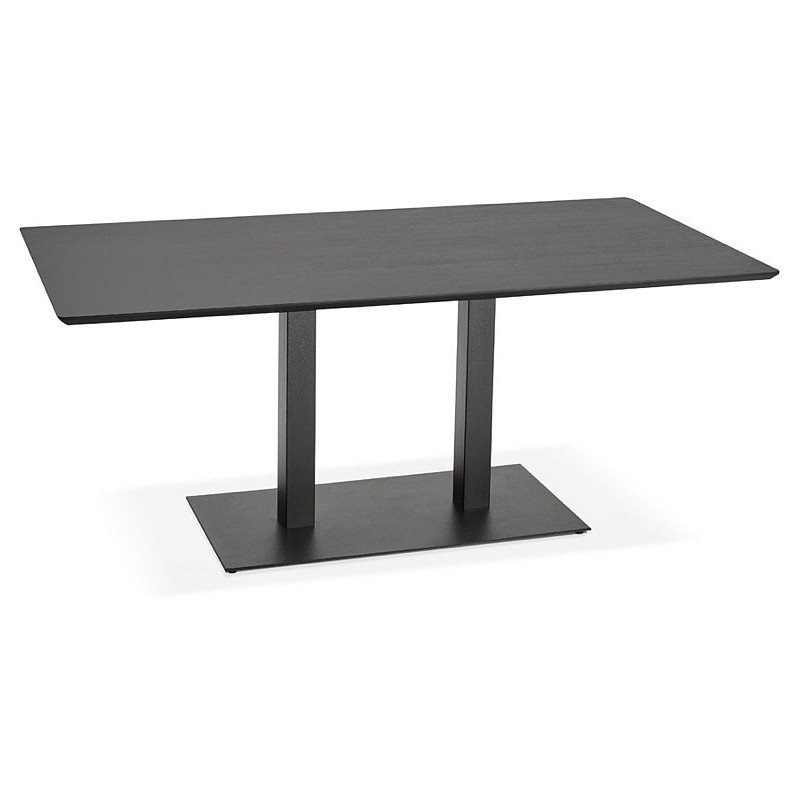 Table à manger design ou table de réunion ANDREA (180x90x75 cm) (noir) - image 39849