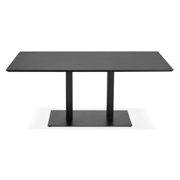 Table à manger design ou table de réunion ANDREA (180x90x75 cm) (noir) - image 39850