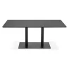 Table à manger design ou table de réunion ANDREA (180x90x75 cm) (noir) - image 39850