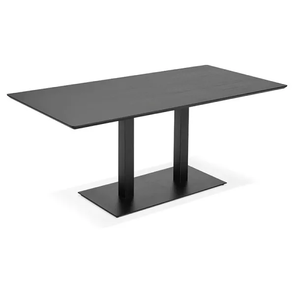 Table à manger design ou table de réunion ANDREA (180x90x75 cm) (noir) - image 39852