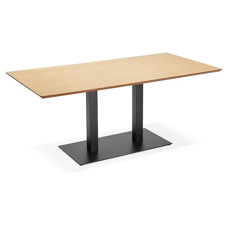 Table design or meeting table ANDREA (180 x 90 x 75 cm) (natural oak finish) - image 39860