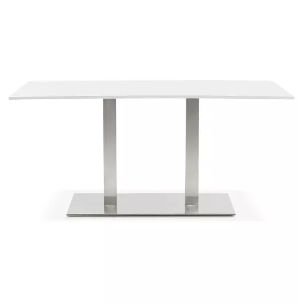 Tavolo design o riunione tavolo SOLÈNE (160 x 80 x 75 cm) (bianco) - image 39881