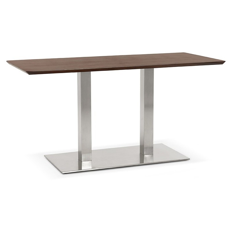 Table design or meeting table CORALIE (150 x 70 x 75 cm) (Walnut Finish) - image 39891