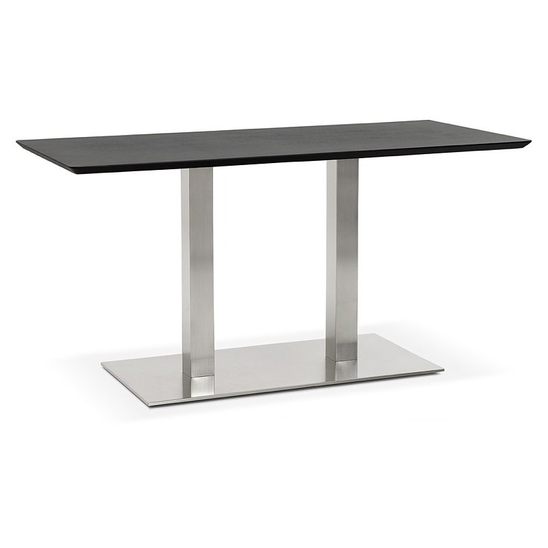 Table design or meeting table CORALIE (150 x 70 x 75 cm) (black ash finish) - image 39901