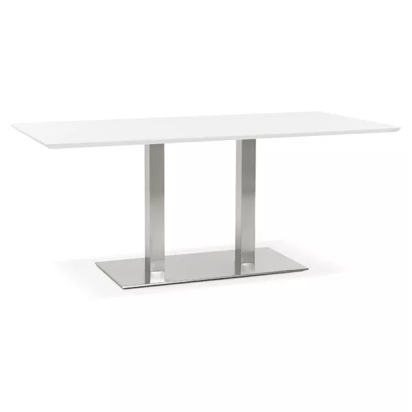 Tisch-Design oder Tabelle treffen CLAIRE (180 x 90 x 75 cm) (weiß) - image 39921