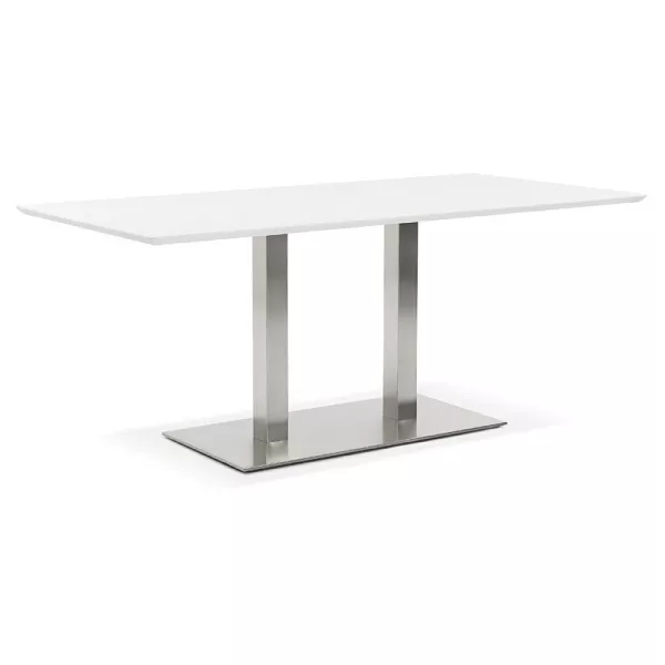 Table à manger design ou table de réunion CLAIRE (180x90x75 cm) (blanc) - image 39924