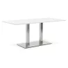 Table à manger design ou table de réunion CLAIRE (180x90x75 cm) (blanc) - image 39924