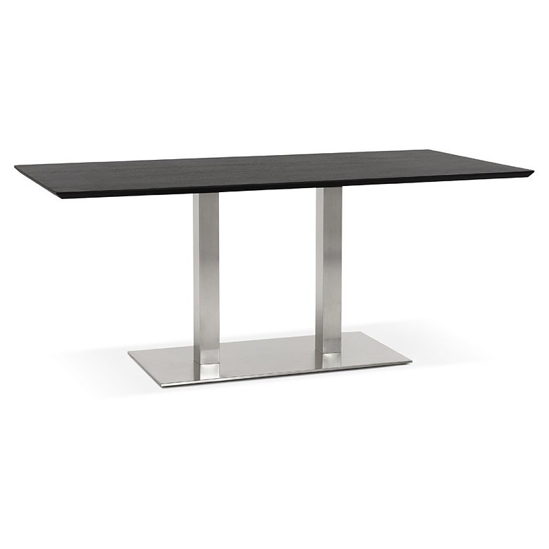 Tisch-Design oder Tabelle treffen CLAIRE (180 x 90 x 75 cm) (Esche schwarz Finish) - image 39940