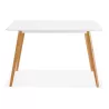 Mesa de diseño escandinavo u Oficina MAYA (120 x 78 x 77 cm) (blanco) - image 39971