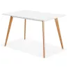 Mesa de diseño escandinavo u Oficina MAYA (120 x 78 x 77 cm) (blanco) - image 39973