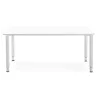 Bureau table de réunion moderne (80x160 cm) LORENZO en bois (blanc) - image 40153