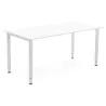 Bureau table de réunion moderne (80x160 cm) LORENZO en bois (blanc) - image 40155