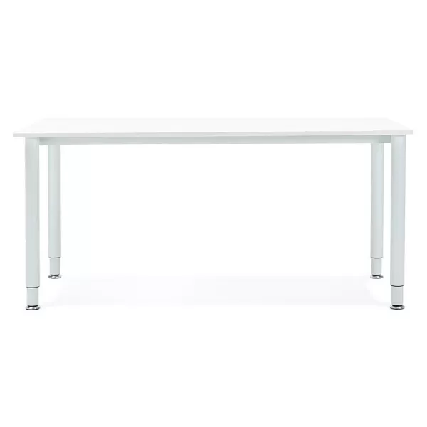 Bureau table de réunion moderne (80x160 cm) LORENZO en bois (blanc) - image 40157