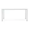 Bureau table de réunion moderne (80x160 cm) LORENZO en bois (blanc) - image 40157