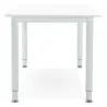 Bureau table de réunion moderne (80x160 cm) LORENZO en bois (blanc) - image 40158