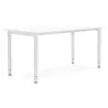 Bureau table de réunion moderne (80x160 cm) LORENZO en bois (blanc) - image 40159