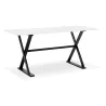 Table design or (160 x 80 cm) WENDY glass desk (white) - image 40290