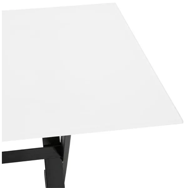 Table design or (160 x 80 cm) WENDY glass desk (white) - image 40291