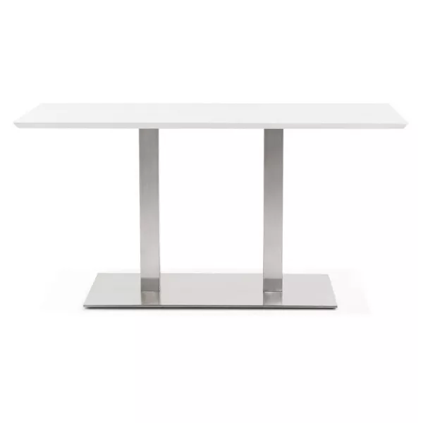 Diseño o reunión mesa de CORALIE (150 x 70 x 75 cm) (blanco) - image 40416