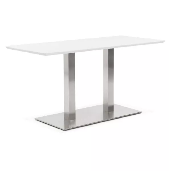 Diseño o reunión mesa de CORALIE (150 x 70 x 75 cm) (blanco) - image 40418