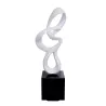 Statue sculpture décorative design enceinte Bluetooth MOVEMENT en résine (Blanc)