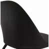 Fauteuil lounge design scandinave AGAVE (gris foncé, noir)