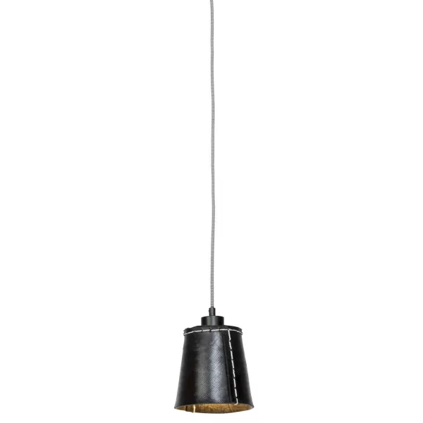 Lampe à suspension en pneu recyclé AMAZON SMALL 1 abat-jour (noir)